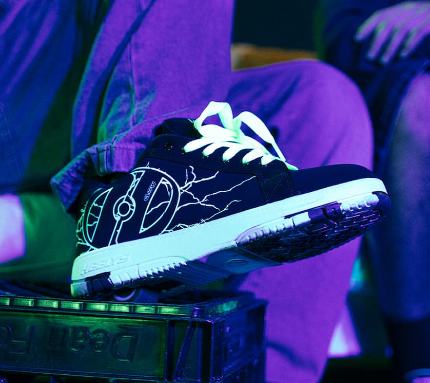 New Glow in the Dark Heelys Collection Banner
