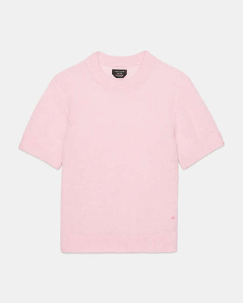 Fuzzy Short Sleeve Sweater