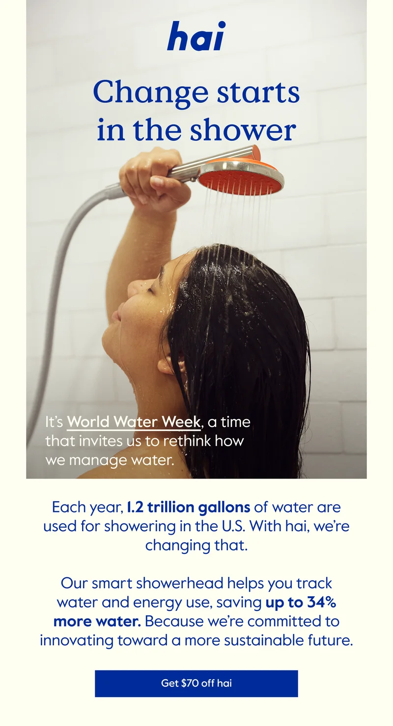 Join the shower revolution