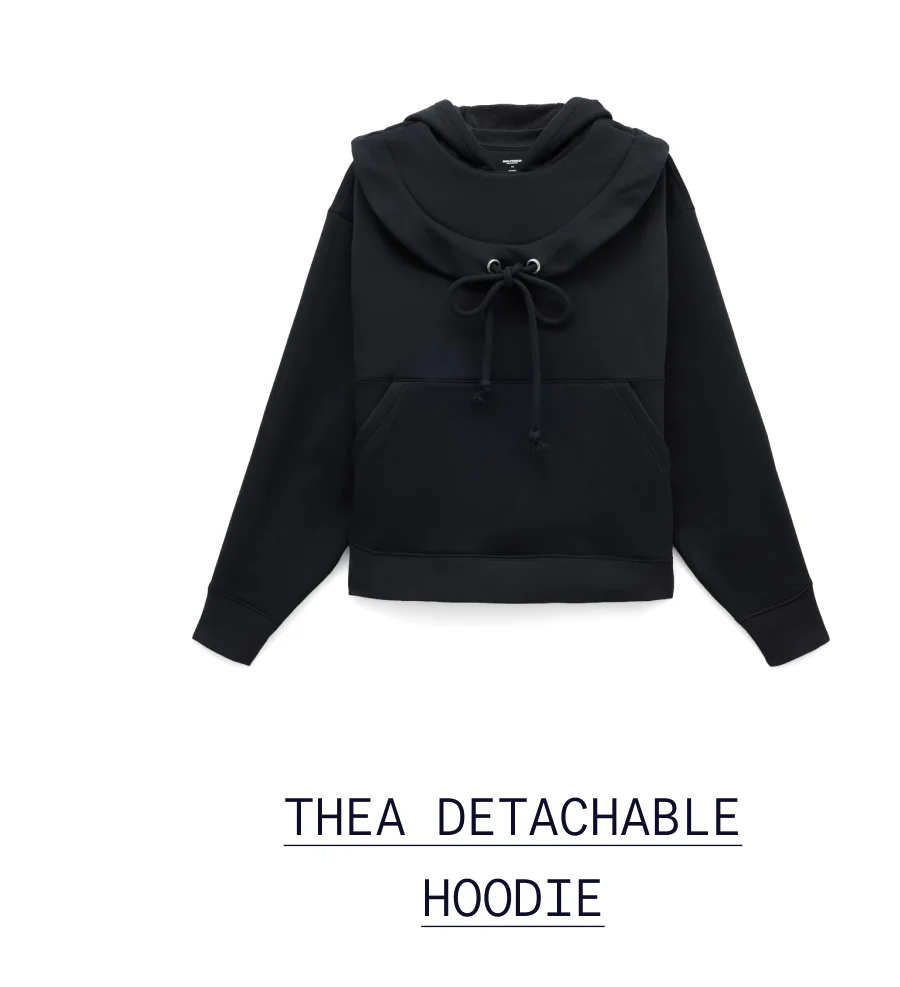 Thea Detachable Hoodie