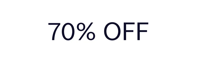 70% OFF