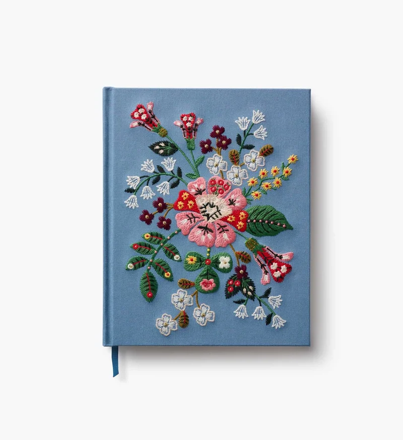 Image of Embroidered Sketchbook - Gracie