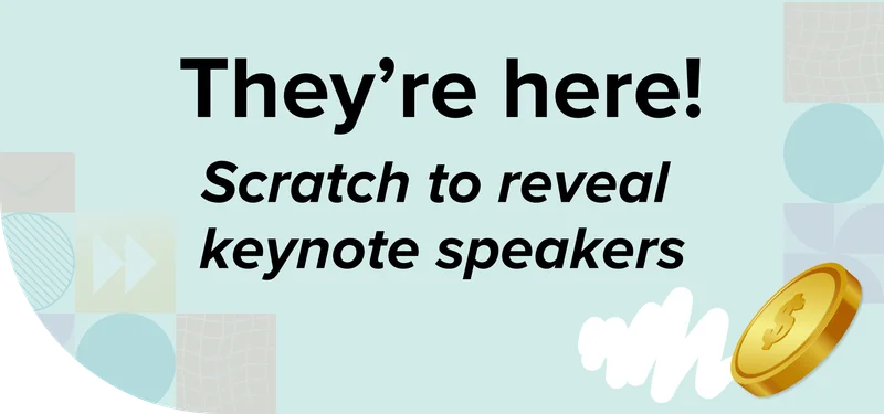 They're here! Scratch-off to reveal the 
lineup by using a coin to scratch off this image to see what's behind it