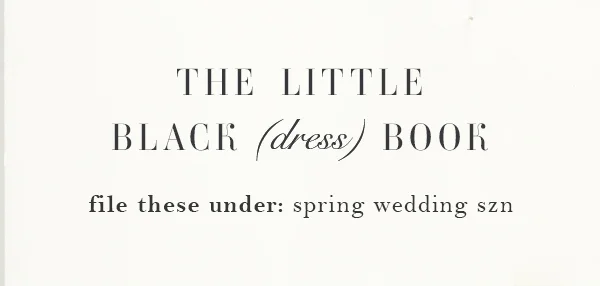files these under: spring wedding szn