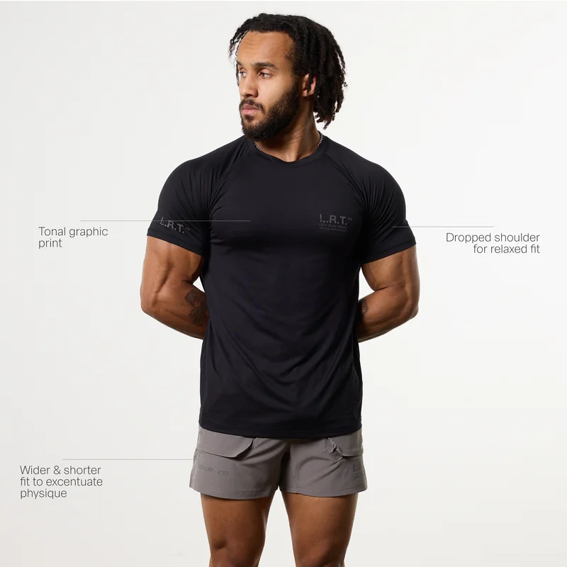 Image of LRT Black Performance T Shirt