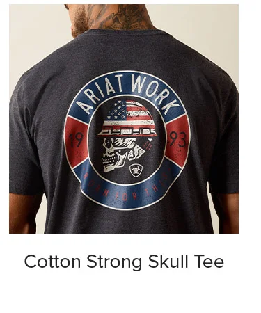Cotton Strong Skull Tee