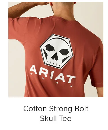 Cotton Strong BoltSkull Tee