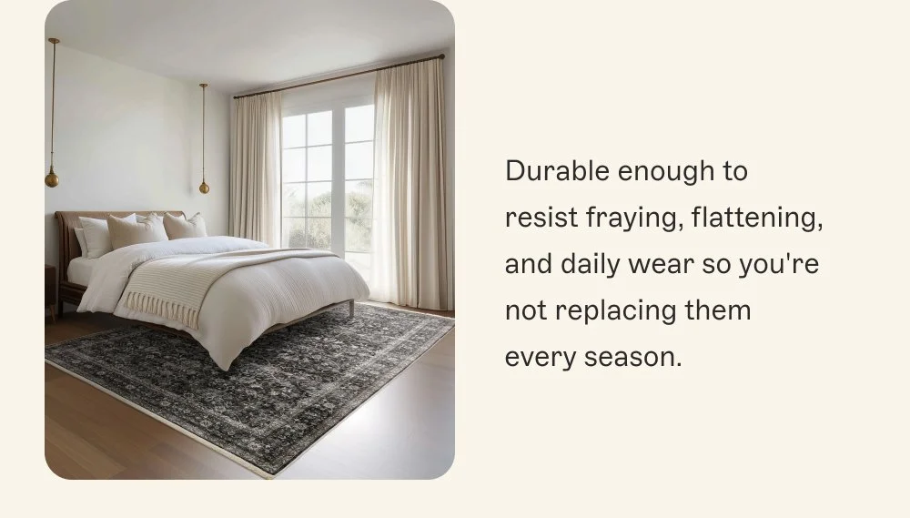 Durable enough to resist fraying, flattening, and daily wear so you're not replacing them every season.