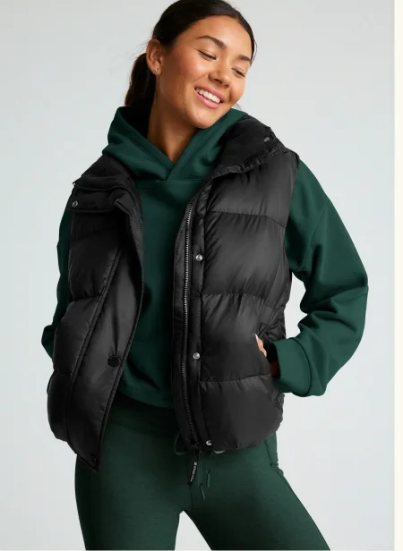 Happiness Fleece Cropped Hoodie