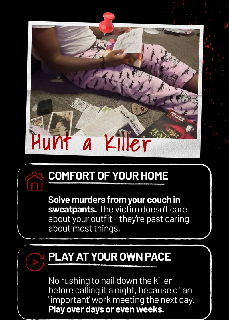 Zero gruesome murder scenes.