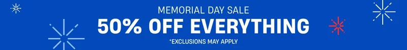 Members Only | Memorial Day Sale | 50% Off Everything