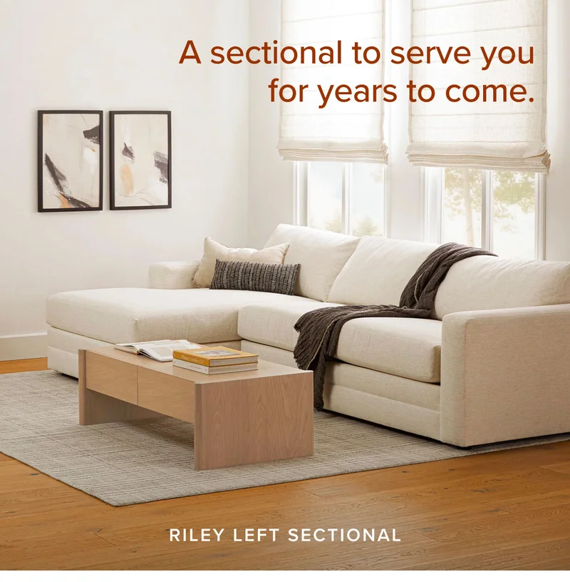 Riley Left Sectional.