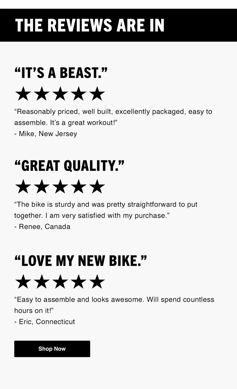The Reviews Are In