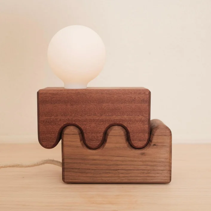 Canyon Dimmable Lamp Table Lamps by Koppa Wood | Minted