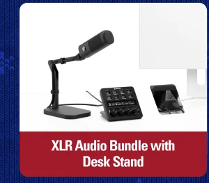 XLR Audio Bundle with Desk Stand
