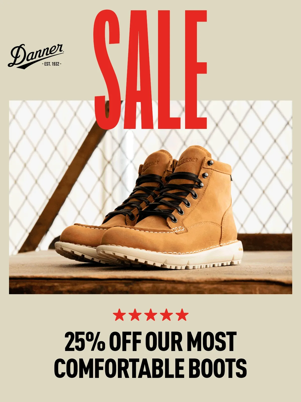 SALE — 25% Off Our Most Comfortable Boots