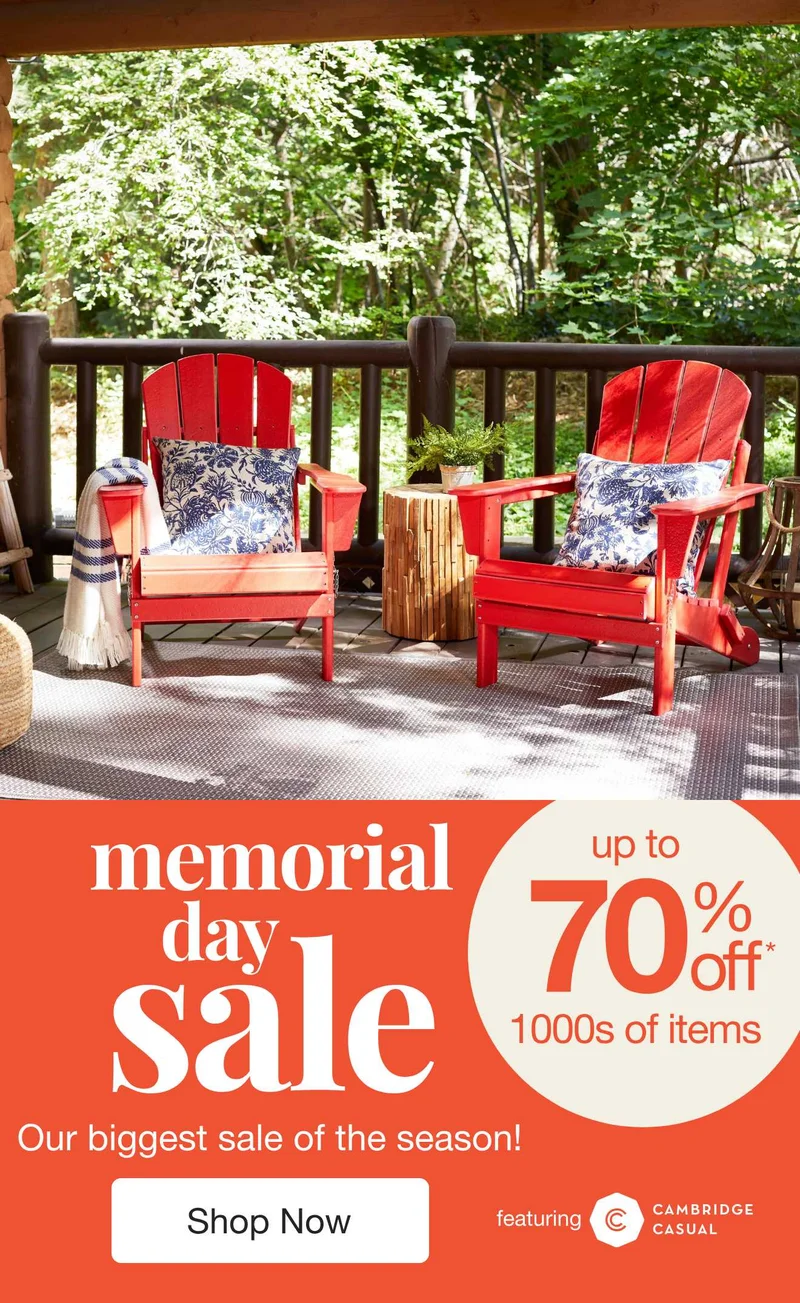70% off 1000s of item*
