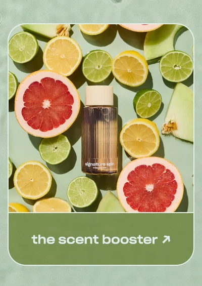 the scent booster →