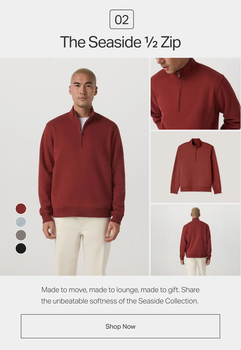 02: The Seaside 1/2 Zip