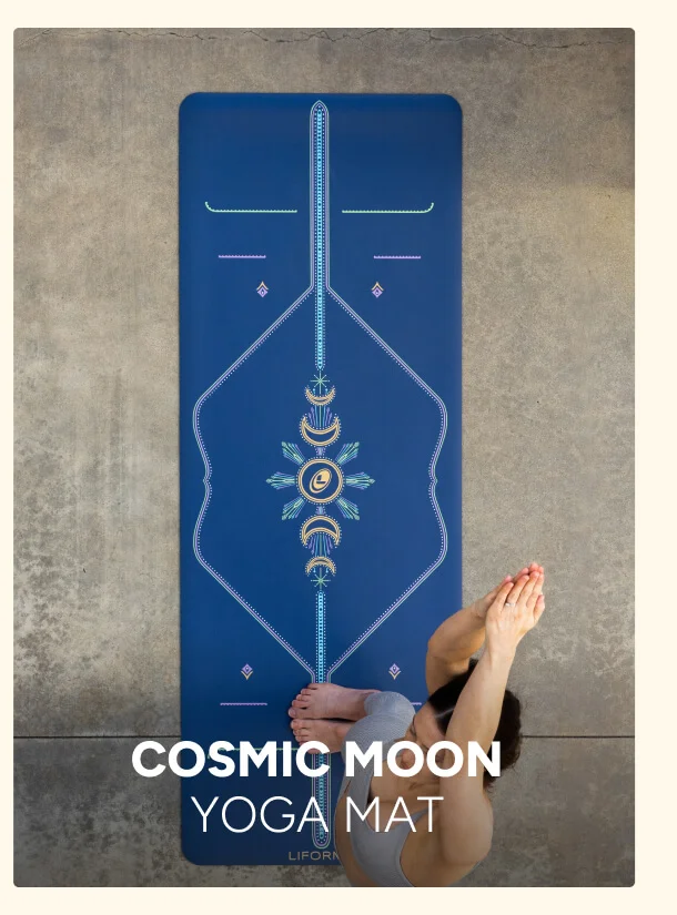Cosmic Moon Yoga Mat