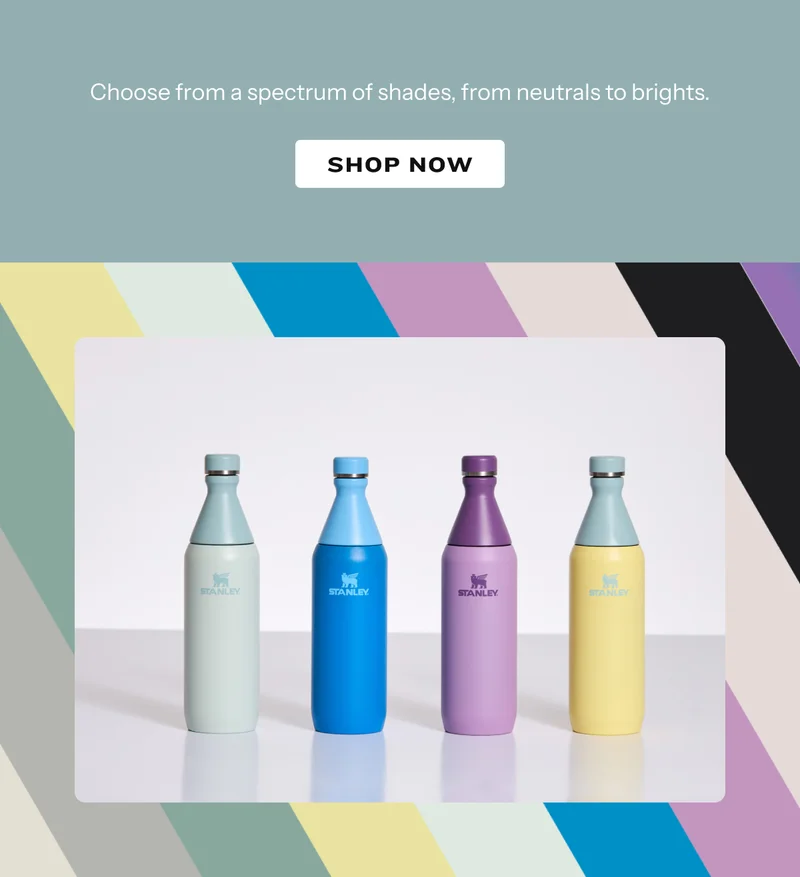 Choose from a spectrum of shades, from neutrals to brights.