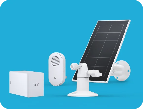 Various Arlo accessories.