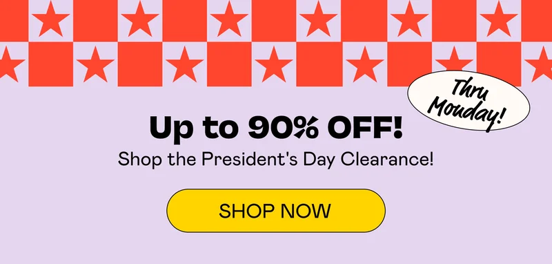 Up to 90% OFF! | SHOP NOW