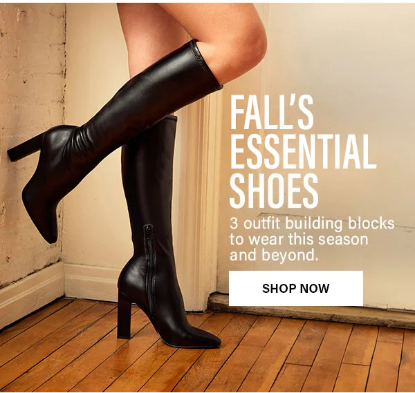 Fall's essential shoes