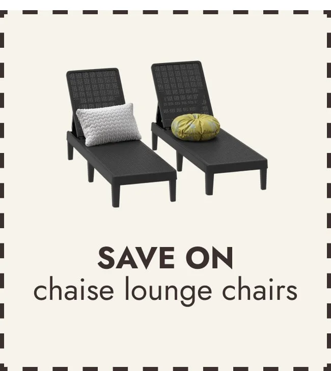 Chaise Lounge Chairs (Set of 2) with Adjustable Backrest