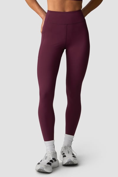 Image of Essential Cardio Tights Dark Mahogany