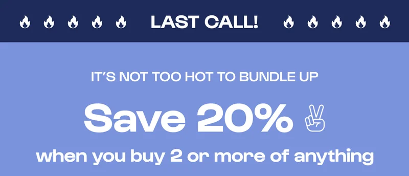 Use code: BUNDLEITUP for 20% off