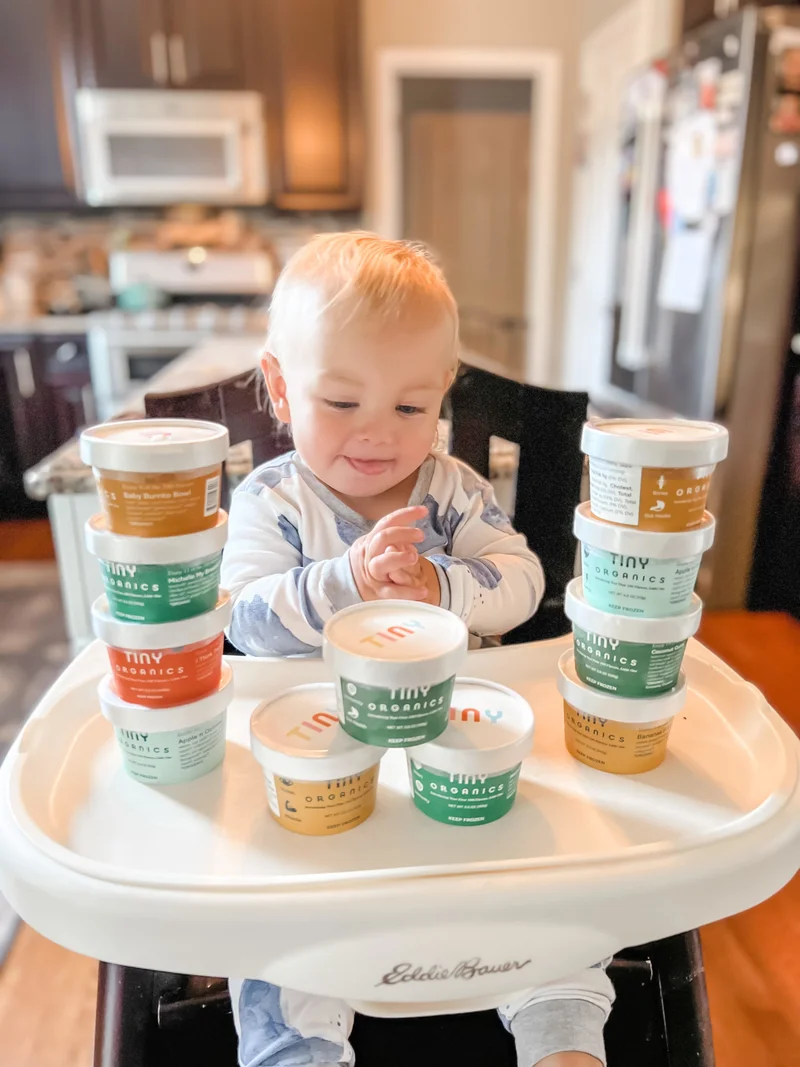 Tiny Organics family mealtime moment