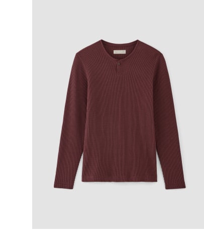 The Waffle Long-Sleeve Henley