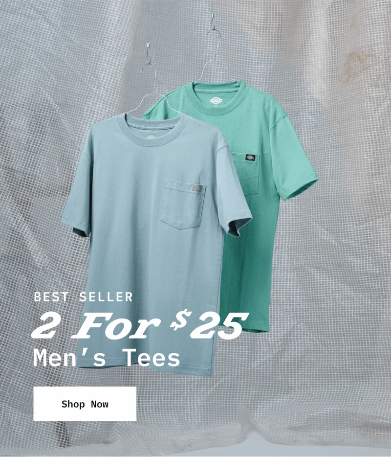Best Seller 2 For $25 Men's Tees. Shop Now.