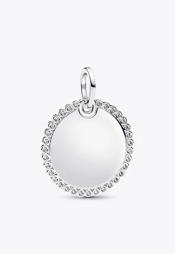 Engravable Round Tag Pendant