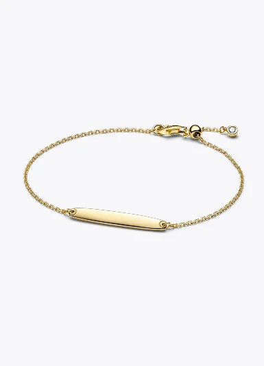 Engravable Bar Chain Bracelet