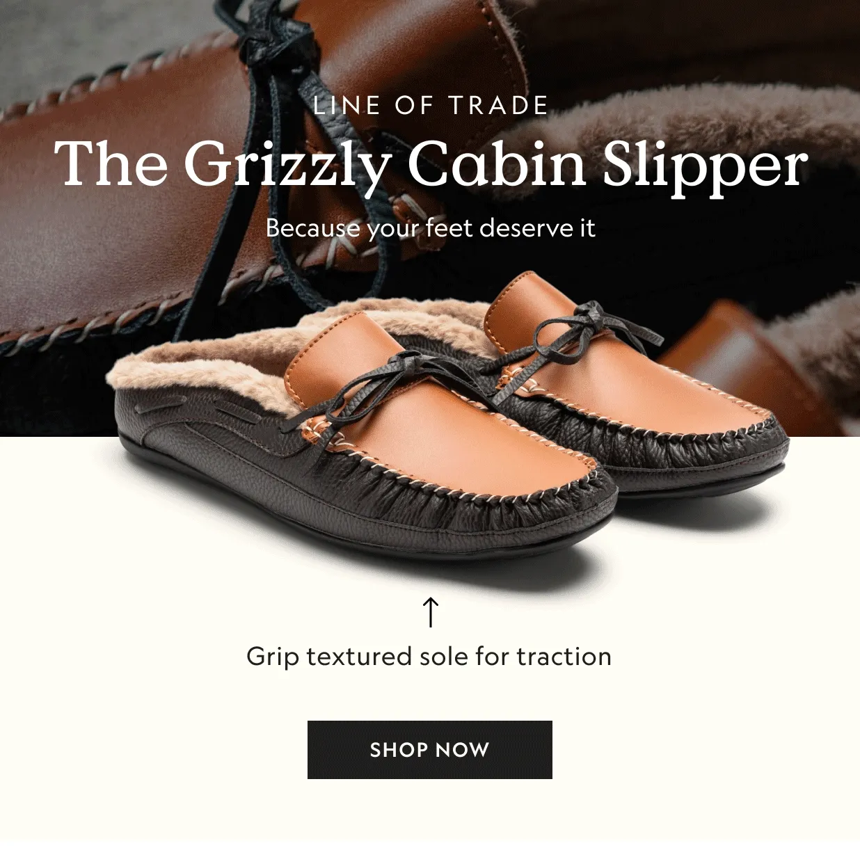 The Grizzly Cabin Slipper