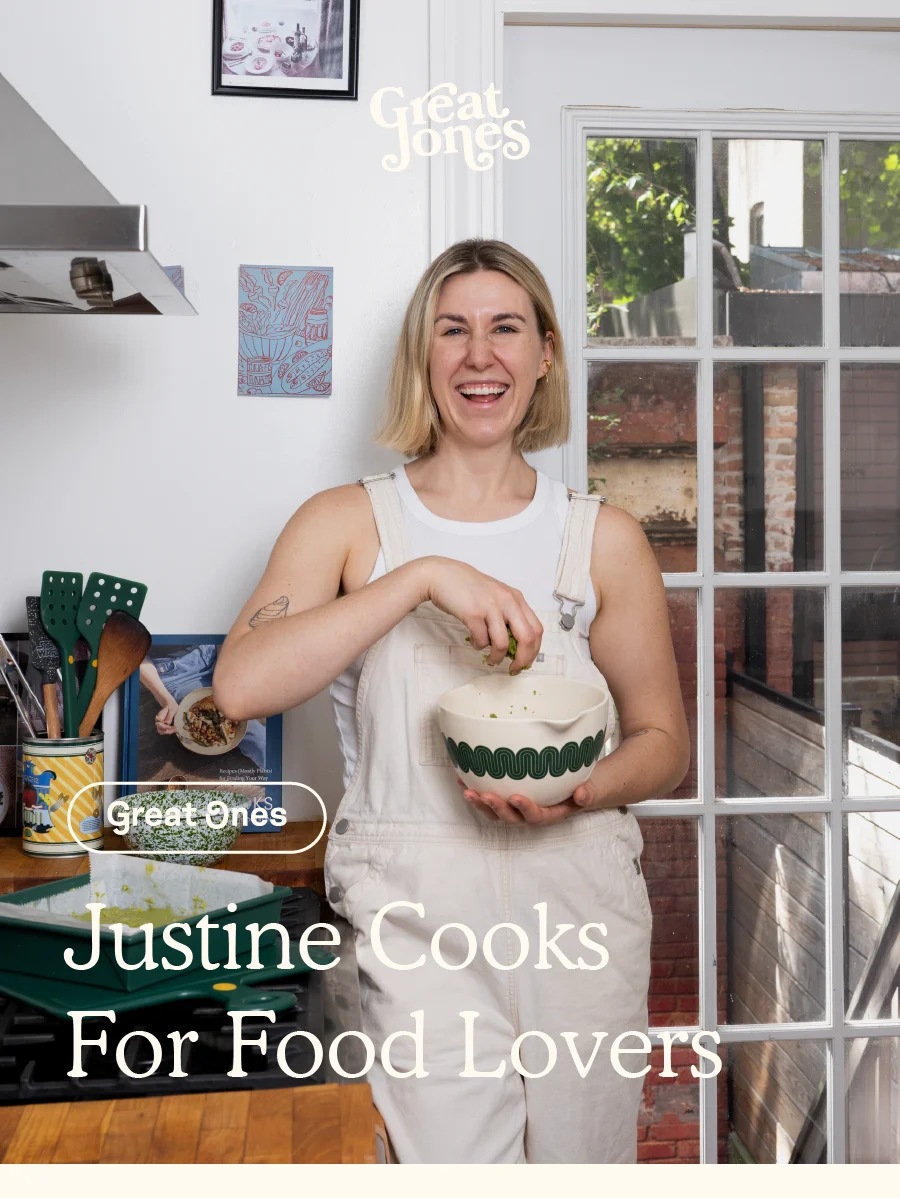 Justine cooks for food lovers