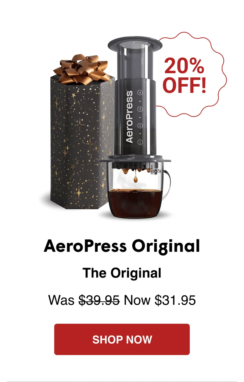 AeroPress Original - 20% OFF - SHOP NOW