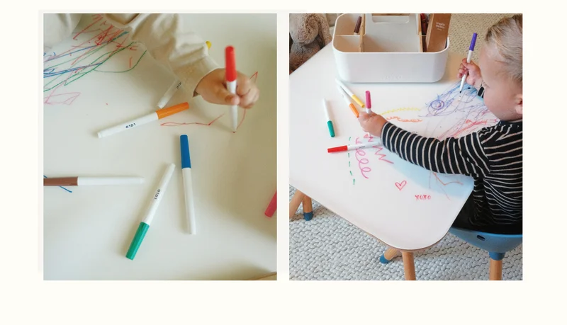 Creative play can get messy—as it should. Streamline cleanup with our new Craft Mat that wipes down easily, making tidying up after sensory activities and major scribbles totally seamless.