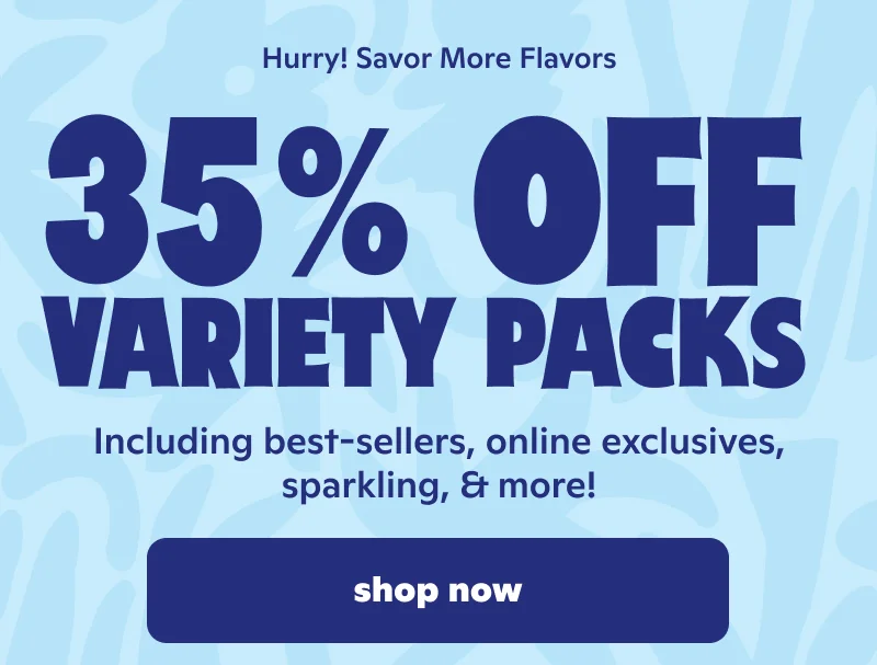 Hurry! Savor More Flavors: 35% off Variety Packs