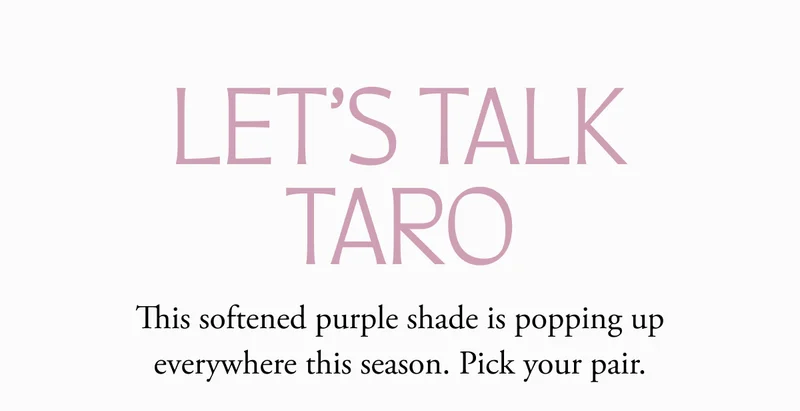 Let's Talk Taro