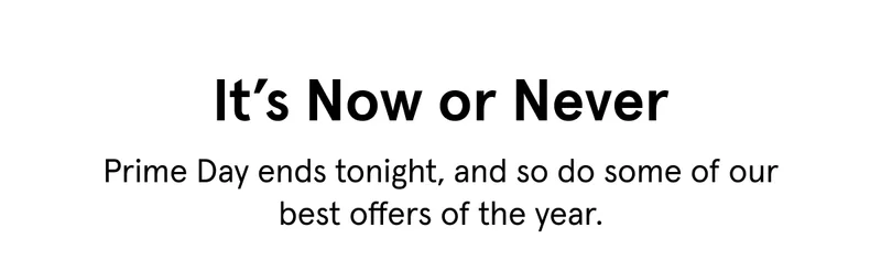 It's Now or Never