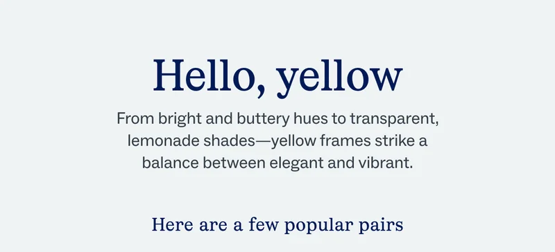 Hello, yellow