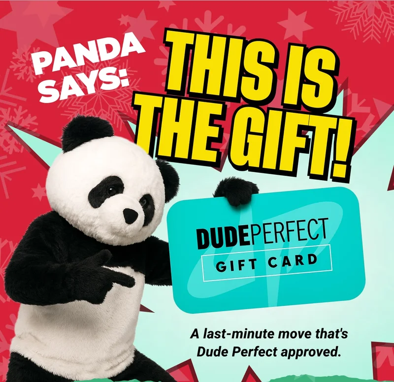Panda Says: This Is the Gift | A last-minute move that's Dude Perfect approved.