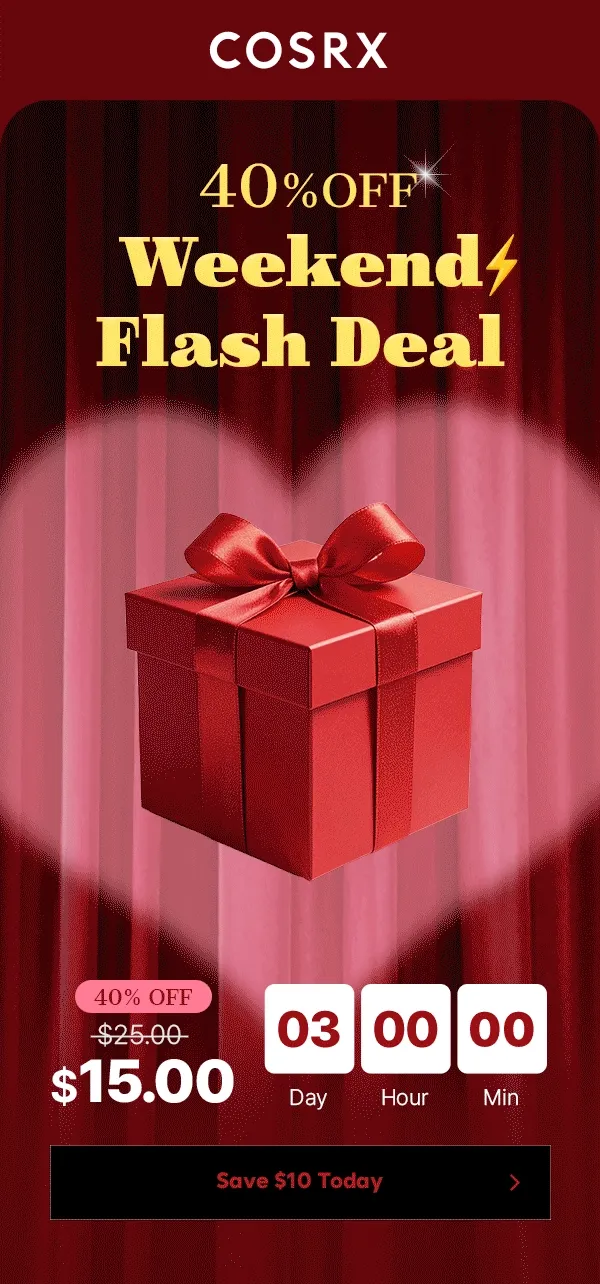 40% OFF Weekend Flash Deal
