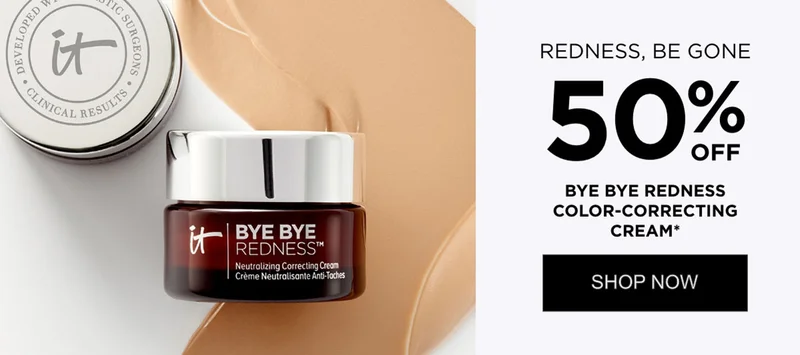 REDNESS, BE GONE 50% OFF