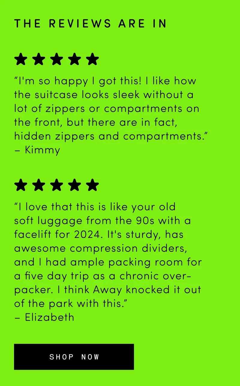 The Reviews are in. Shop Now