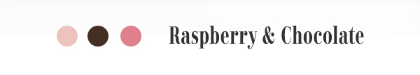 raspberry and chocolate