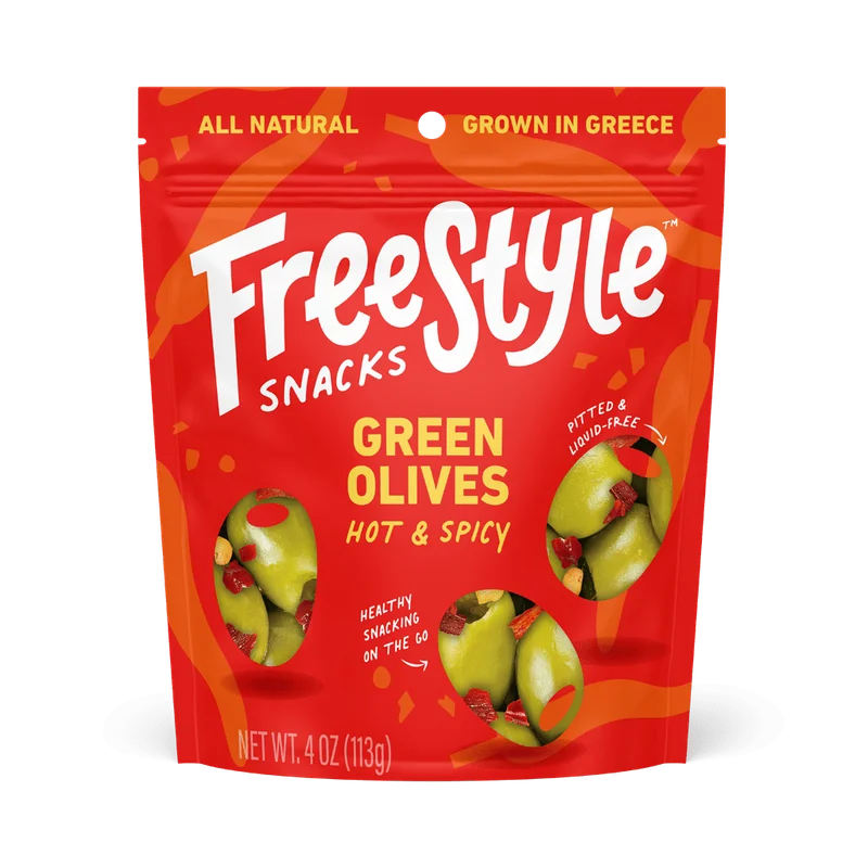 Image of Green Olives Hot & Spicy (6-Pack)